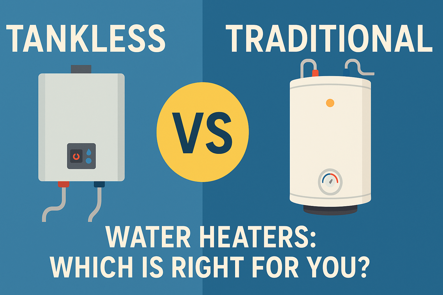 Tankless vs Traditional Water Heaters: Which Is Right for You?